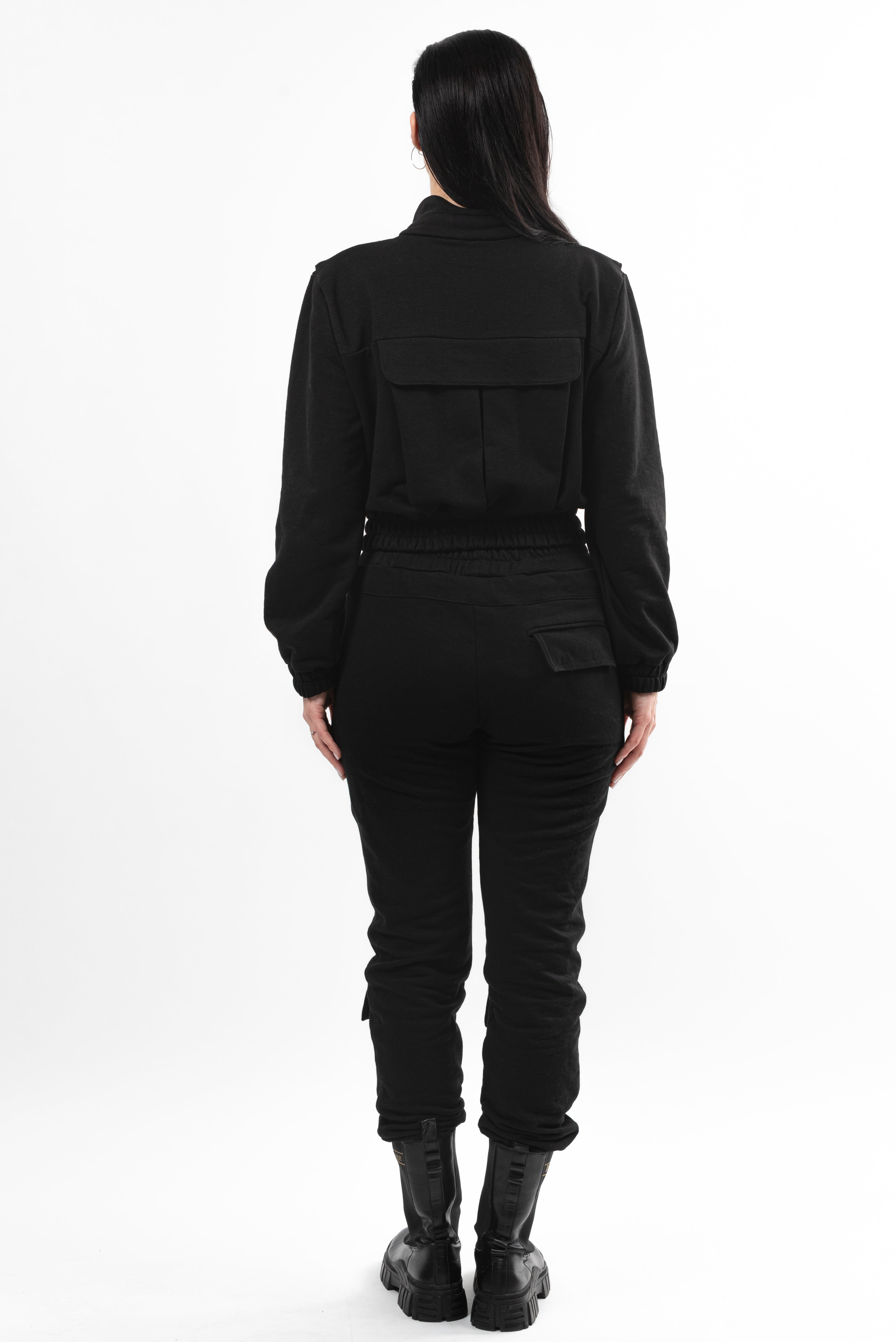 Pantalon bumbac Simplicity Key - Black