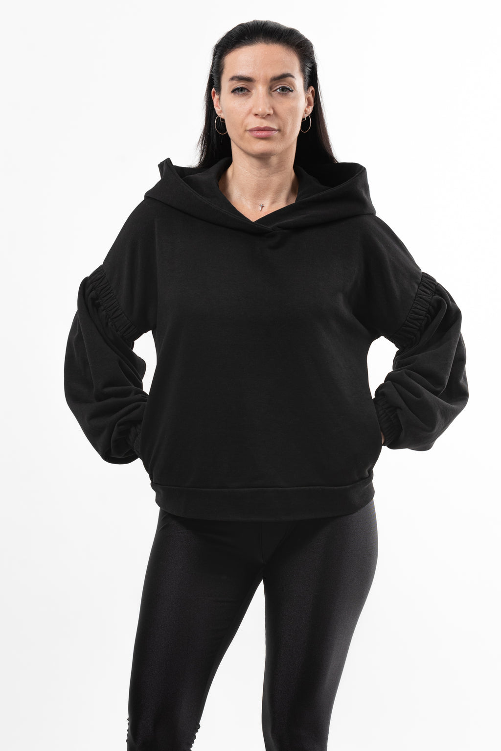 Hanorac dama din bumbac Positive Key.