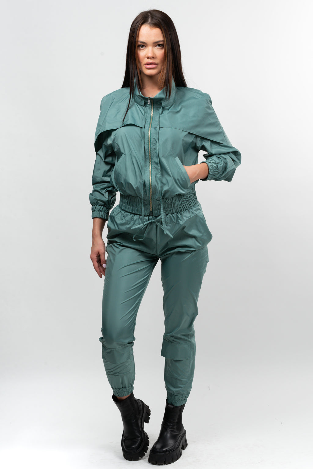 Jacheta dama fas Quiet Key - beryl green