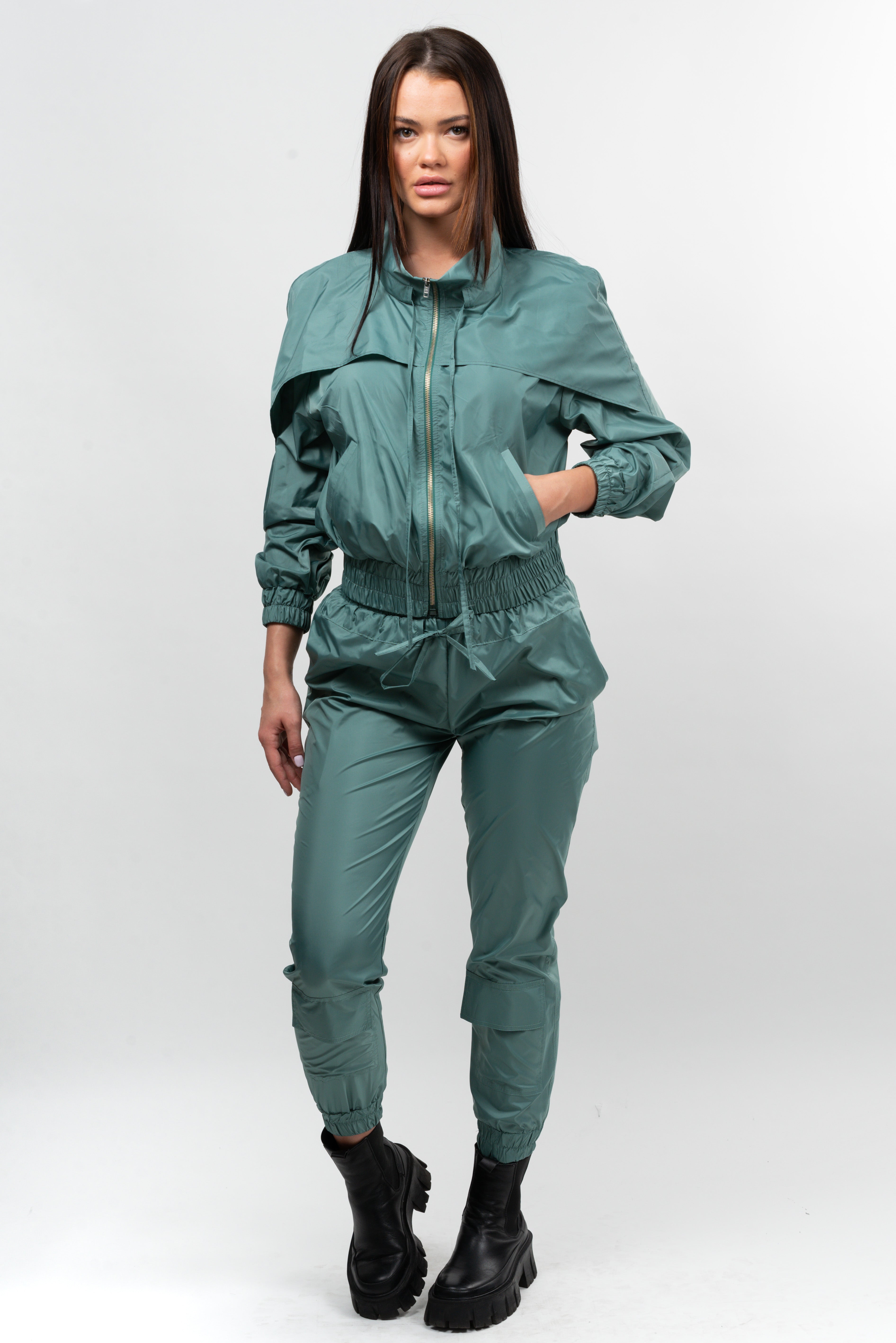 Jacheta dama fas Quiet Key - beryl green