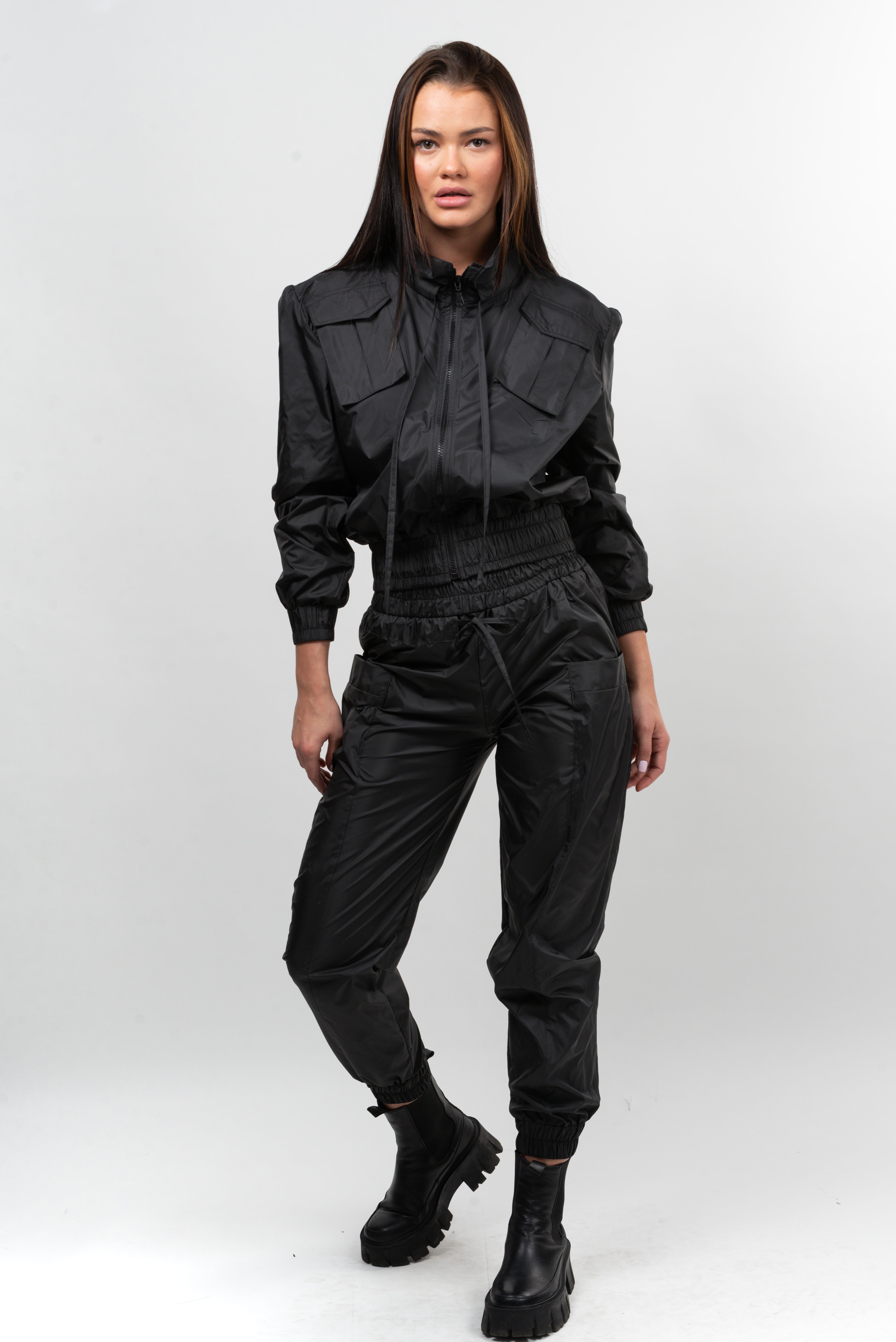 Pantalon fas Connection Key - black