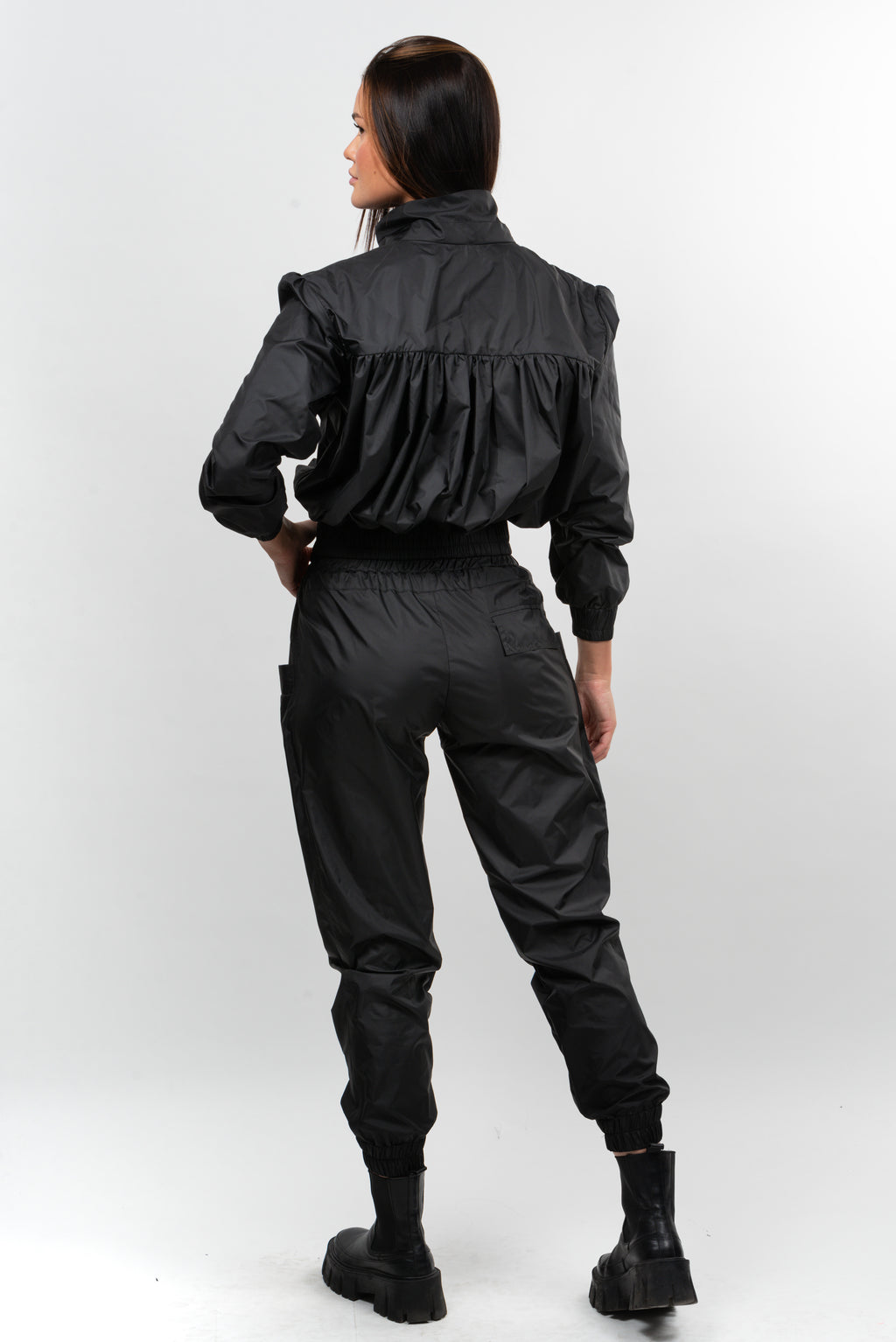 Jacheta dama fas cu cret pe spate Connection Key - black