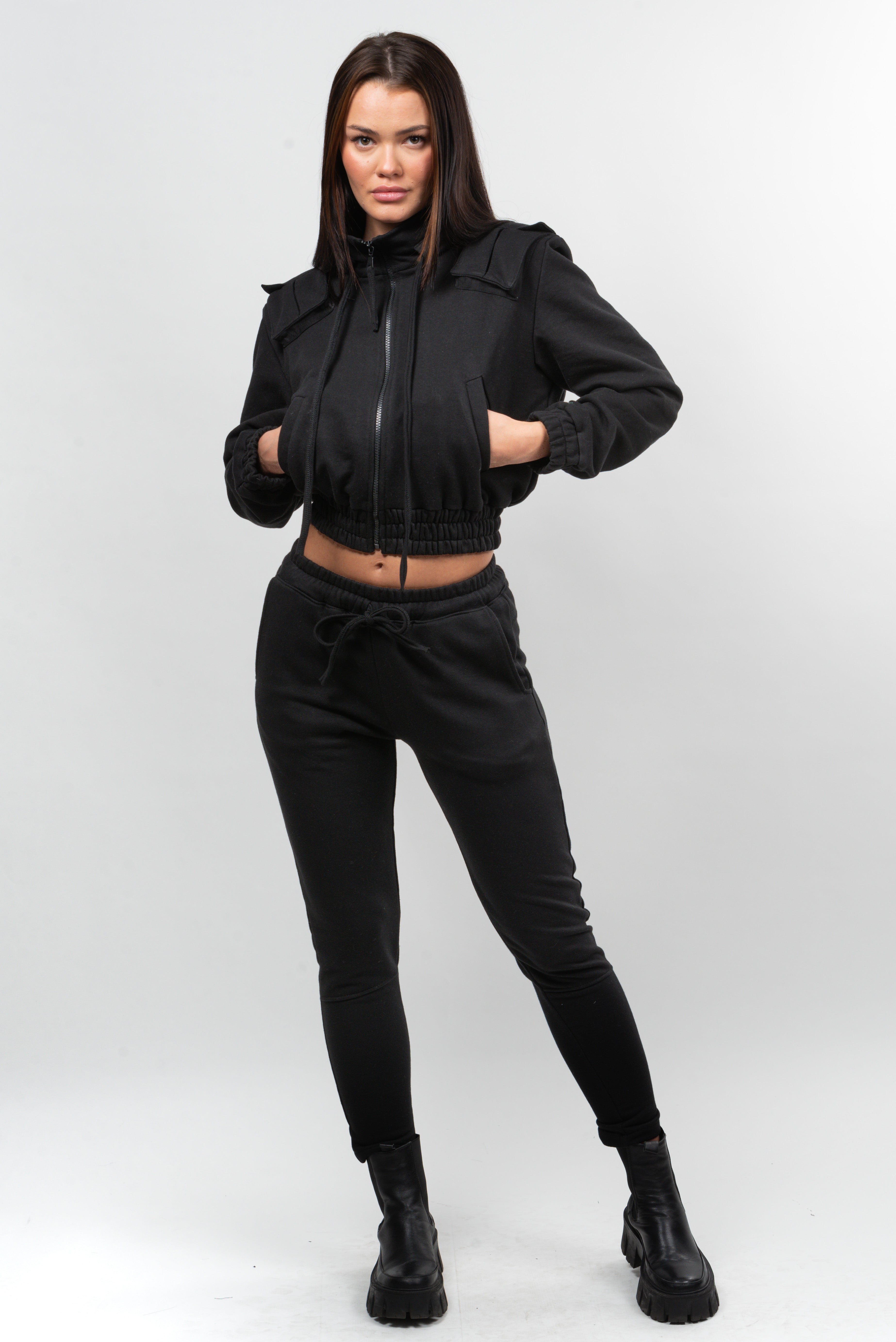 Jacheta bumbac Connection Key - black