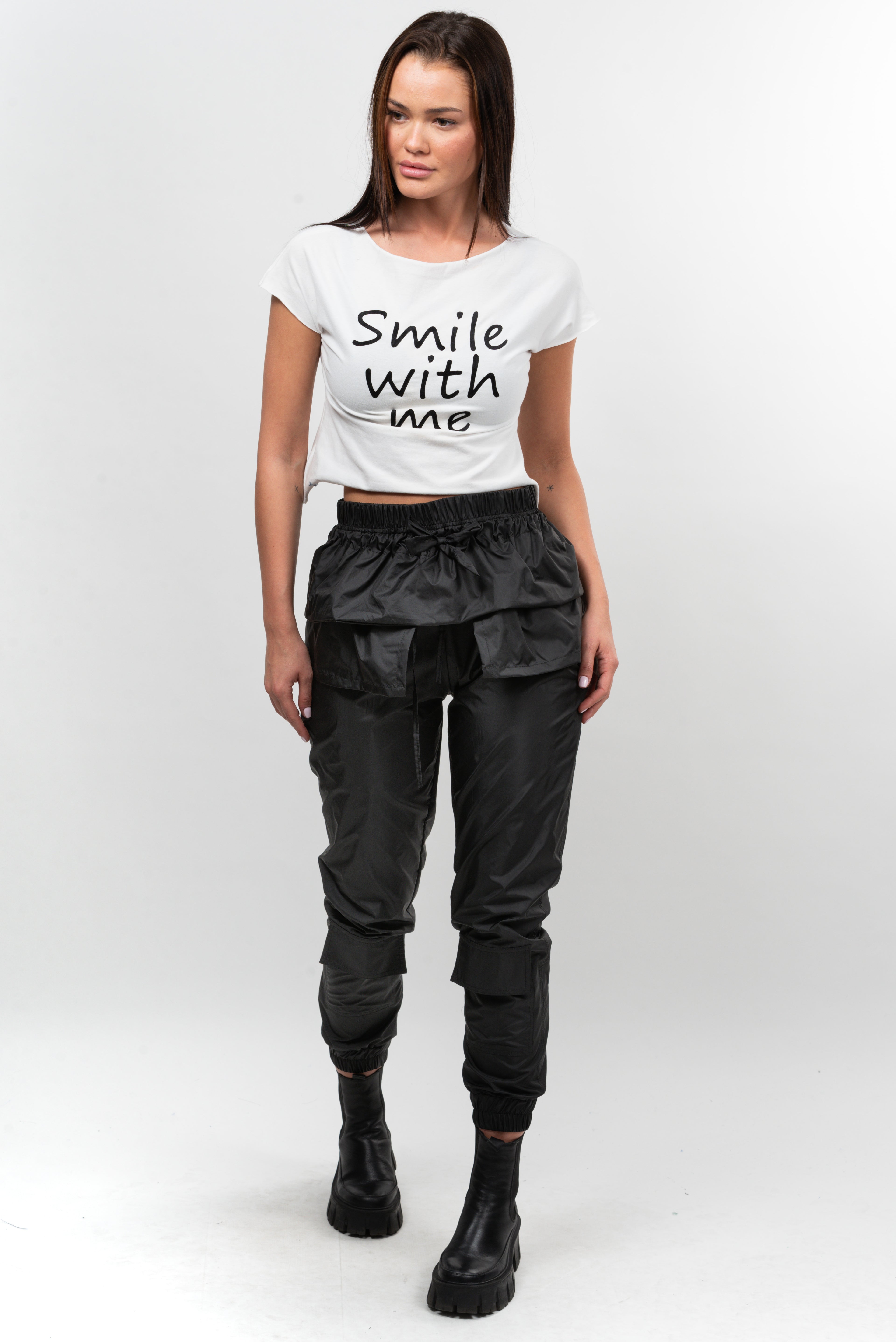 Fusta fas Go Key black (scurta gogosata)- neagra.