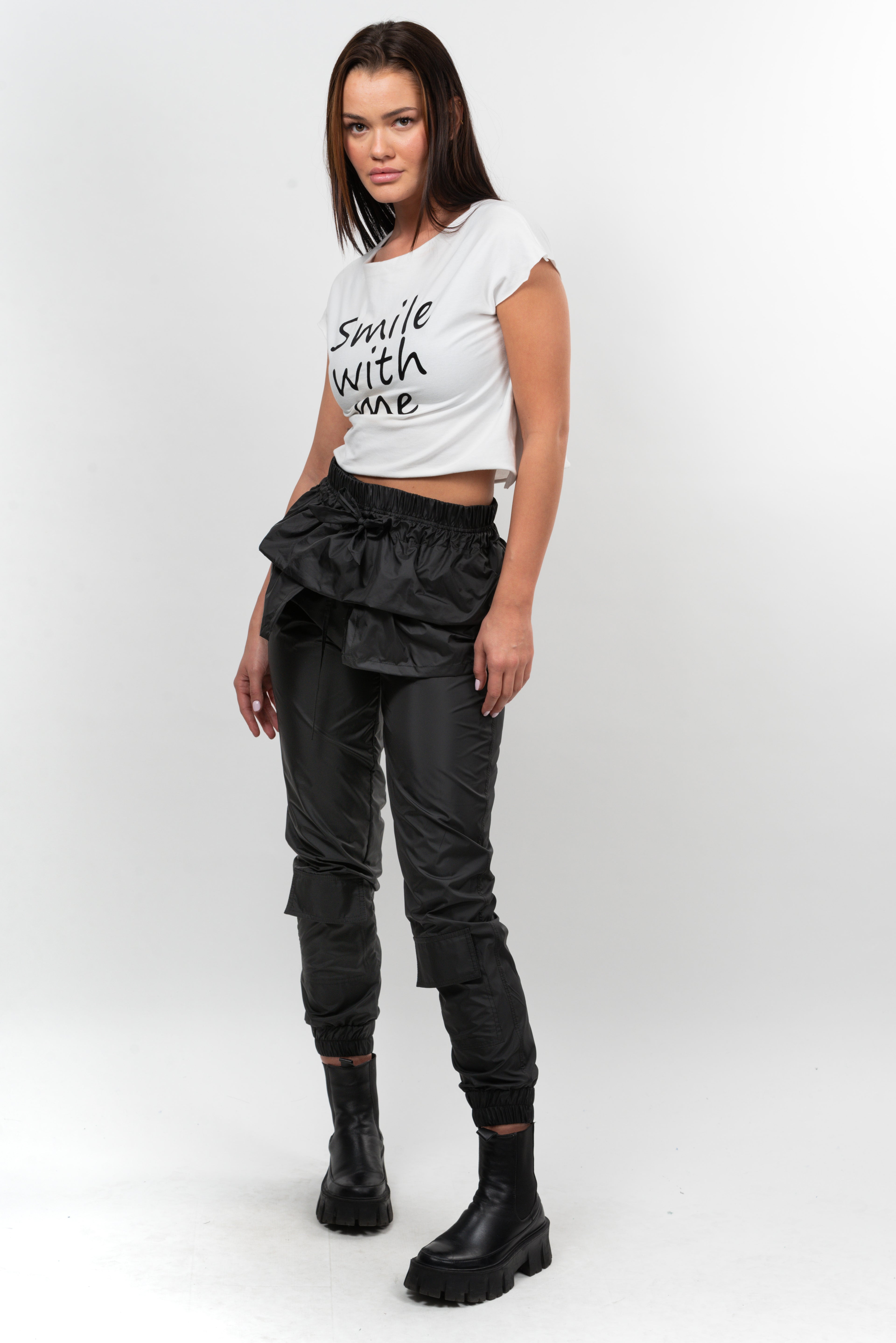 Fusta fas Go Key black (scurta gogosata)- neagra.