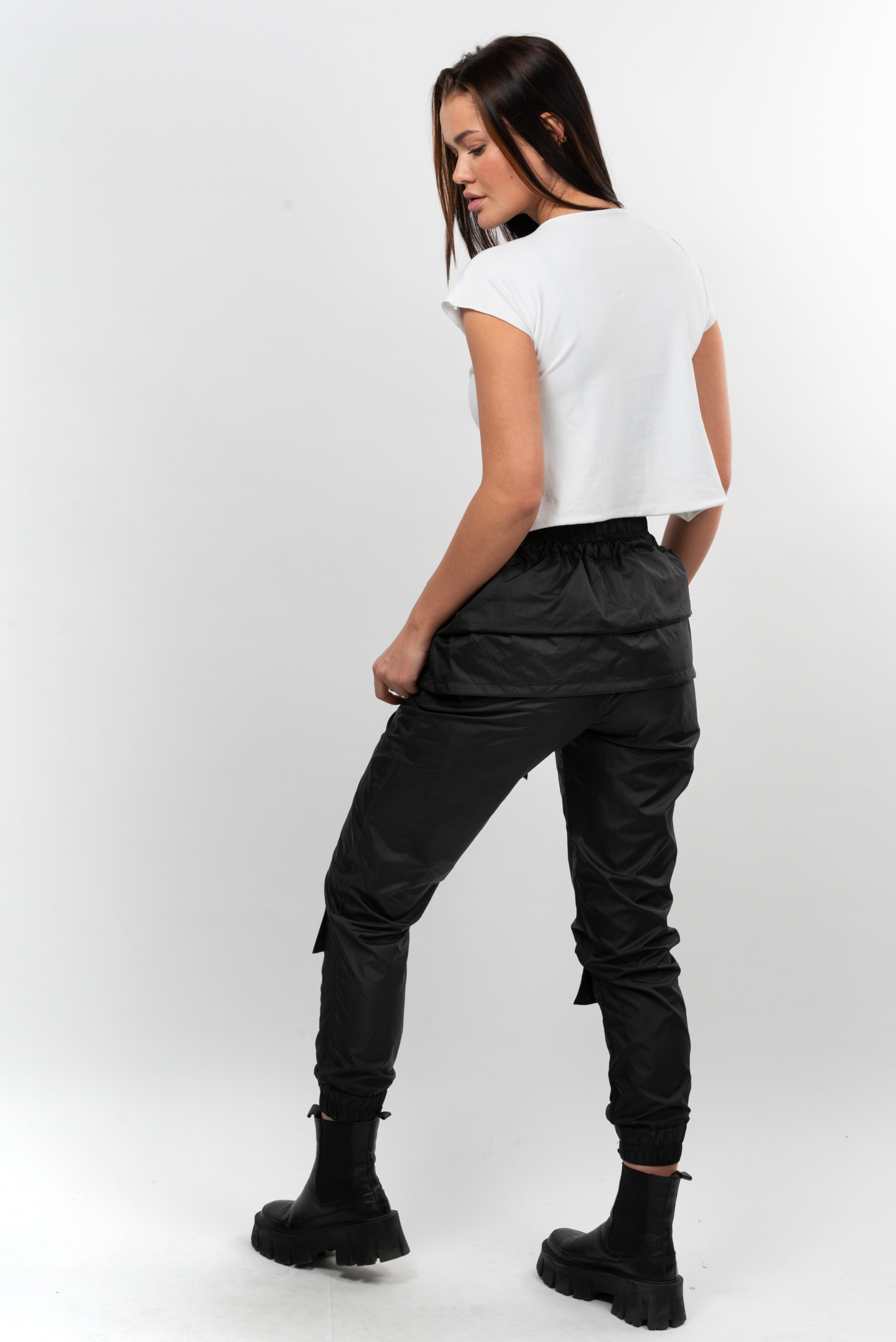 Fusta fas Go Key black (scurta gogosata)- neagra.