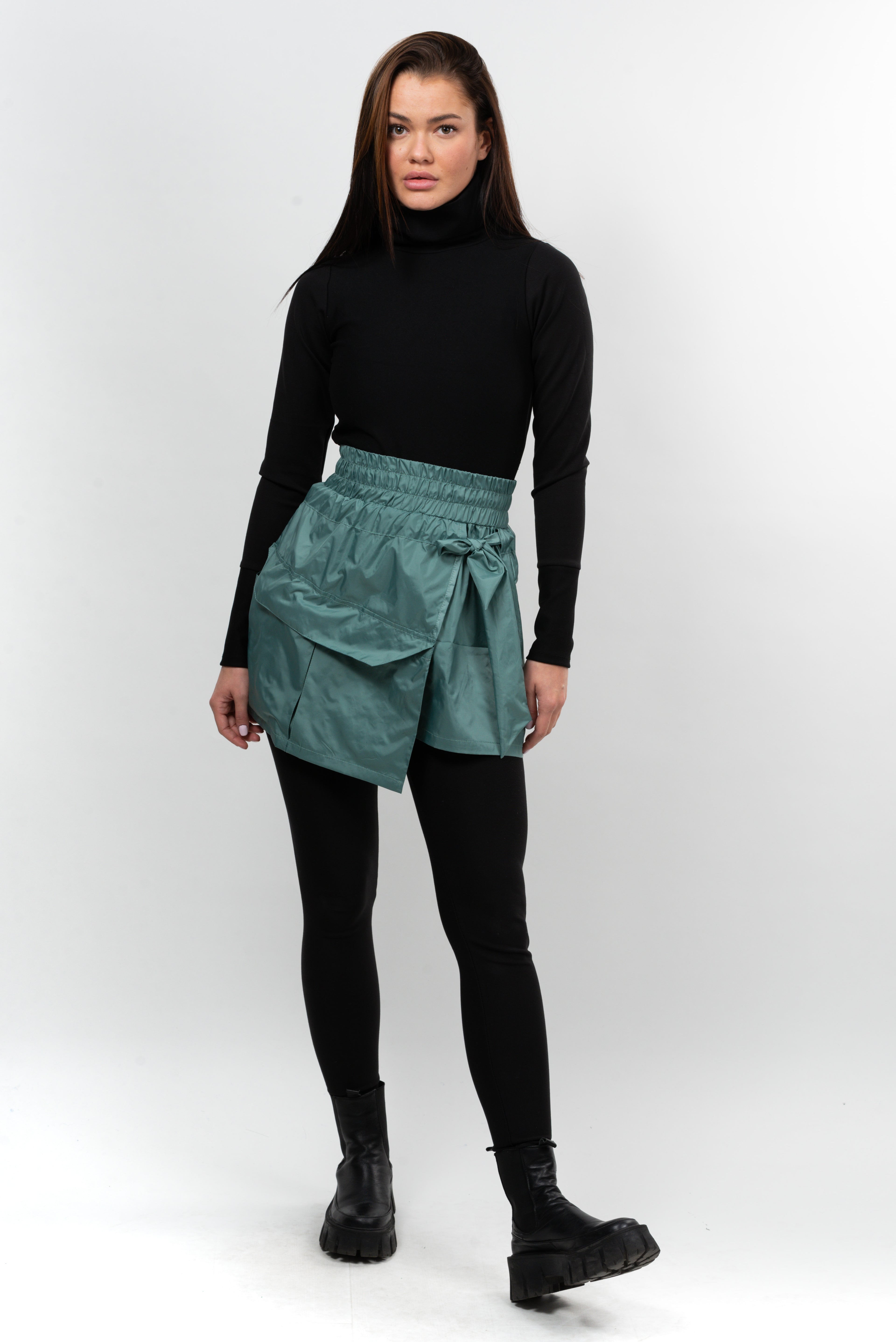 Fusta scurta fas Sky Limit  F1 Key - beryl green.