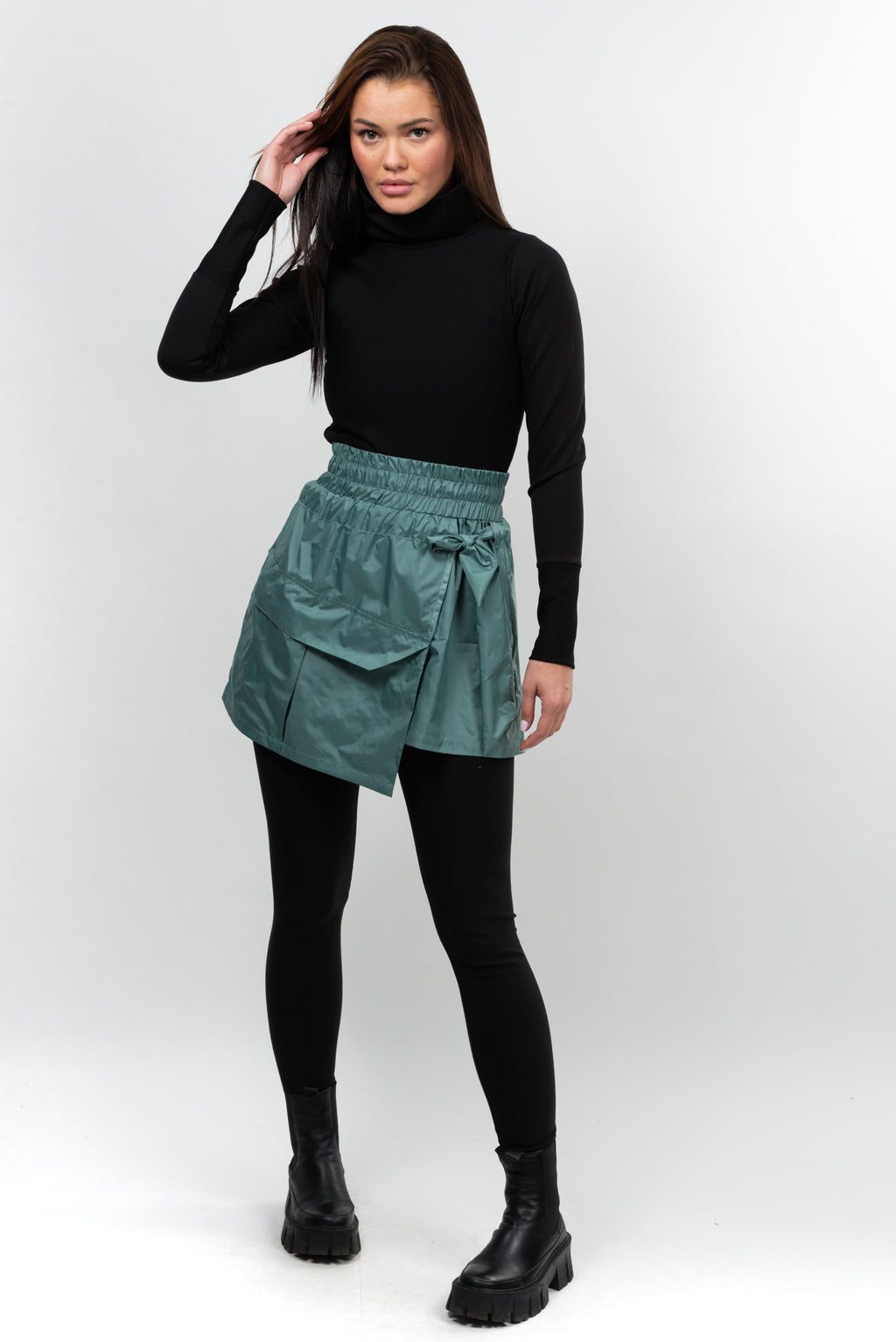 Fusta scurta fas Sky Limit  F1 Key - beryl green.