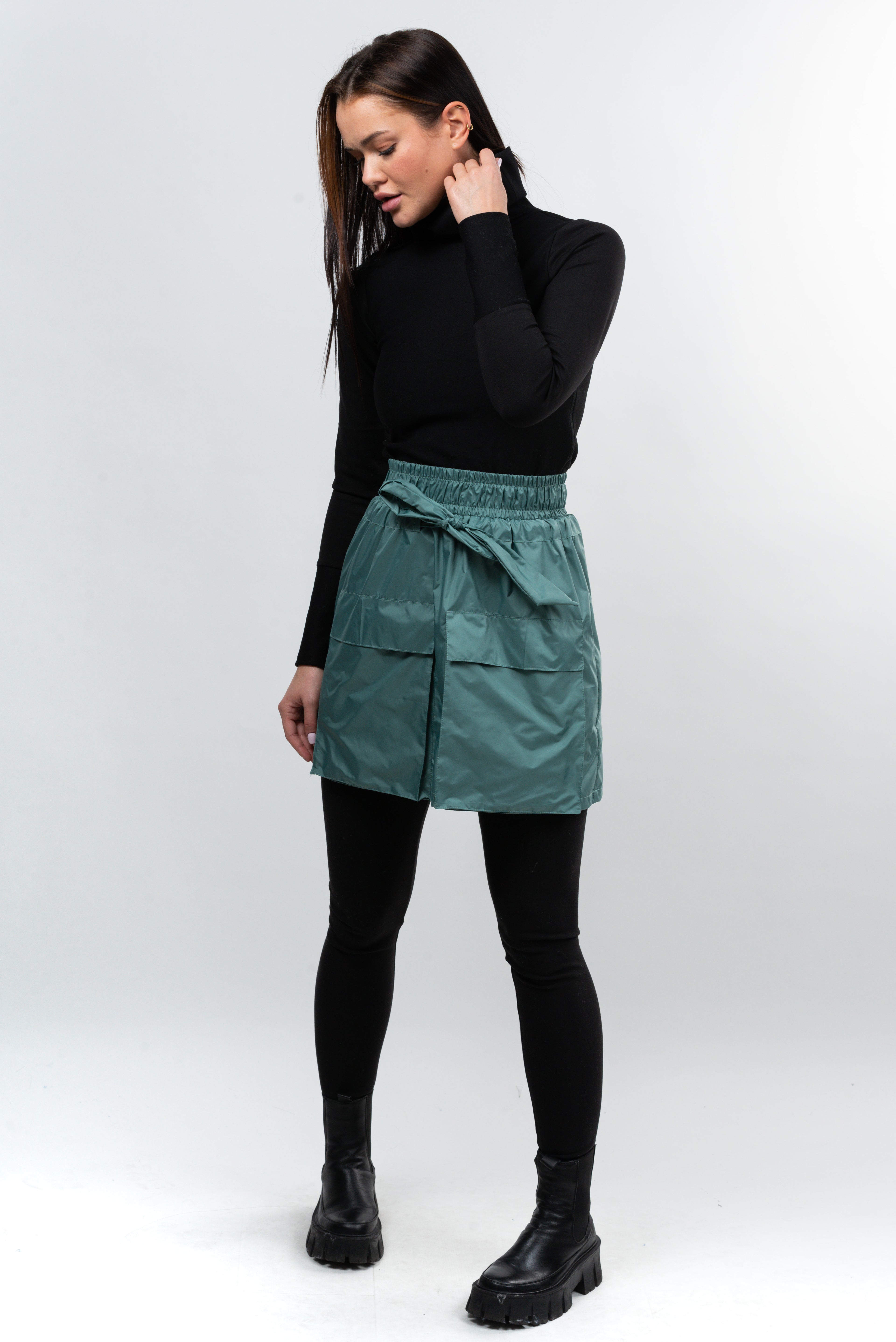 Fusta scurta fas Sky Limit F12 Key - beryl green.