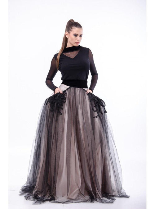 Bluza velvet k Roll-Neck.