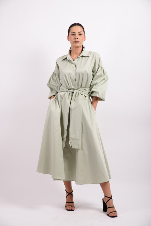 Bluza Krin cu maneci ample - vernil